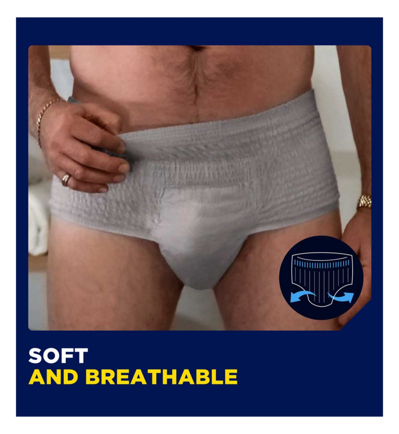 Tena Men Pants Normal small/medium pack 9s, UK version