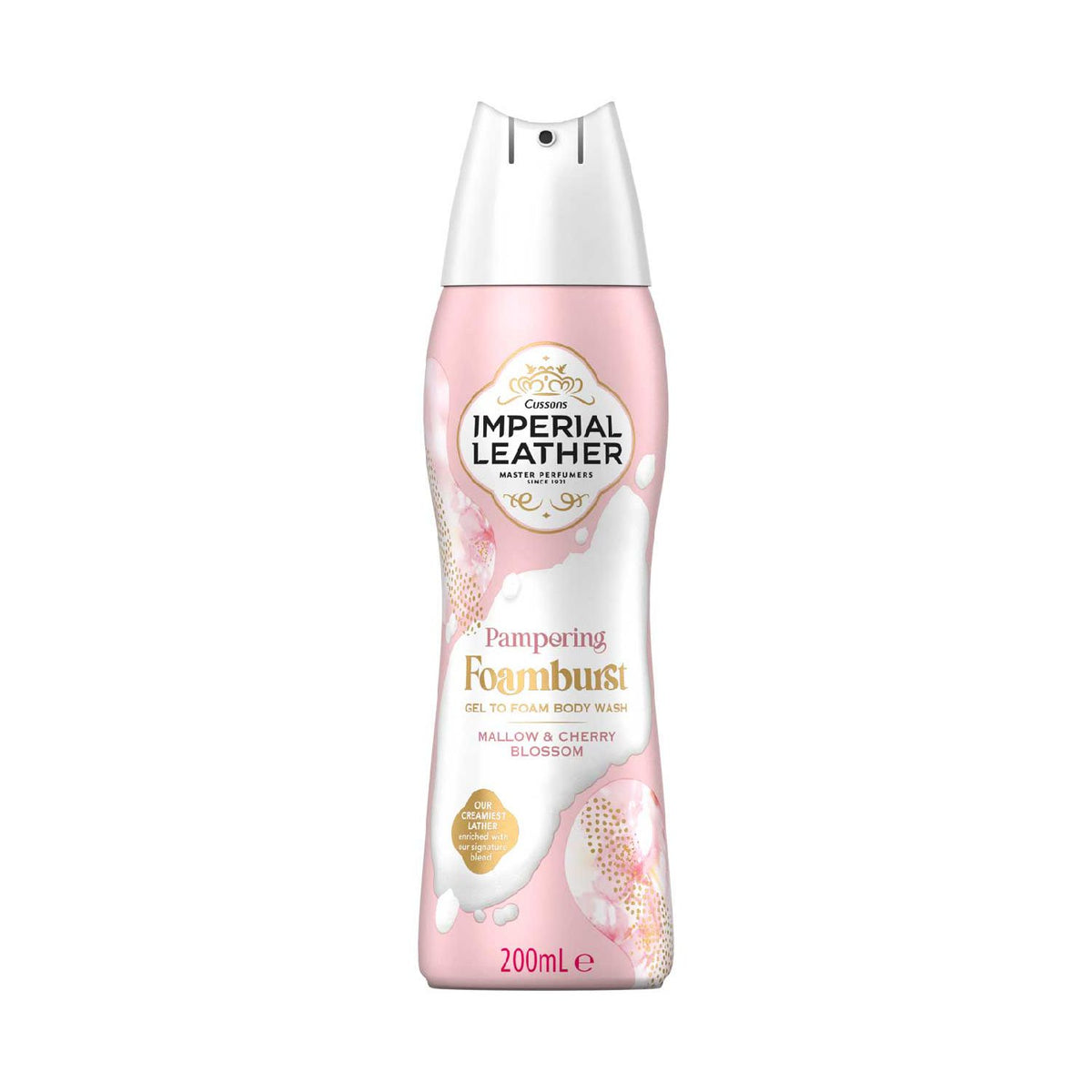 Imperial Leather Foamburst shower gel Mallow & Cherry Blossom 200ml, UK version