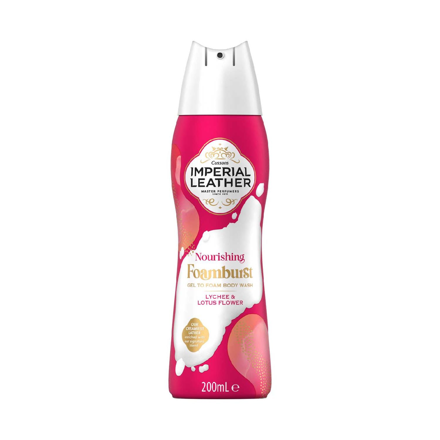 Imperial Leather Foamburst shower gel Lychee Lotus Flower 200ml, UK version