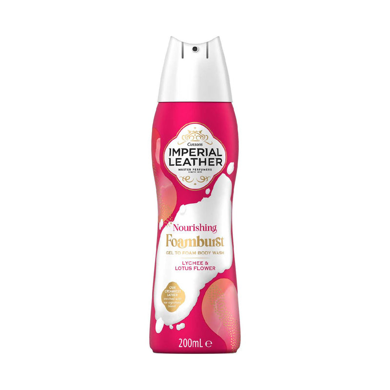 Imperial Leather Foamburst shower gel Lychee Lotus Flower 200ml, UK version