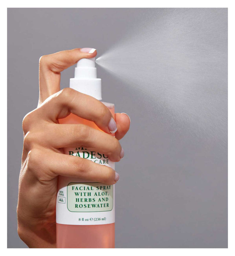 Mario Badescu facial spray rose water aloe 118ml, imported from the UK
