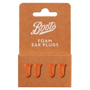 Boots Boots Foam Earplugs Two Pairs Reusable Ear Protection- Buy online at McGrocer
