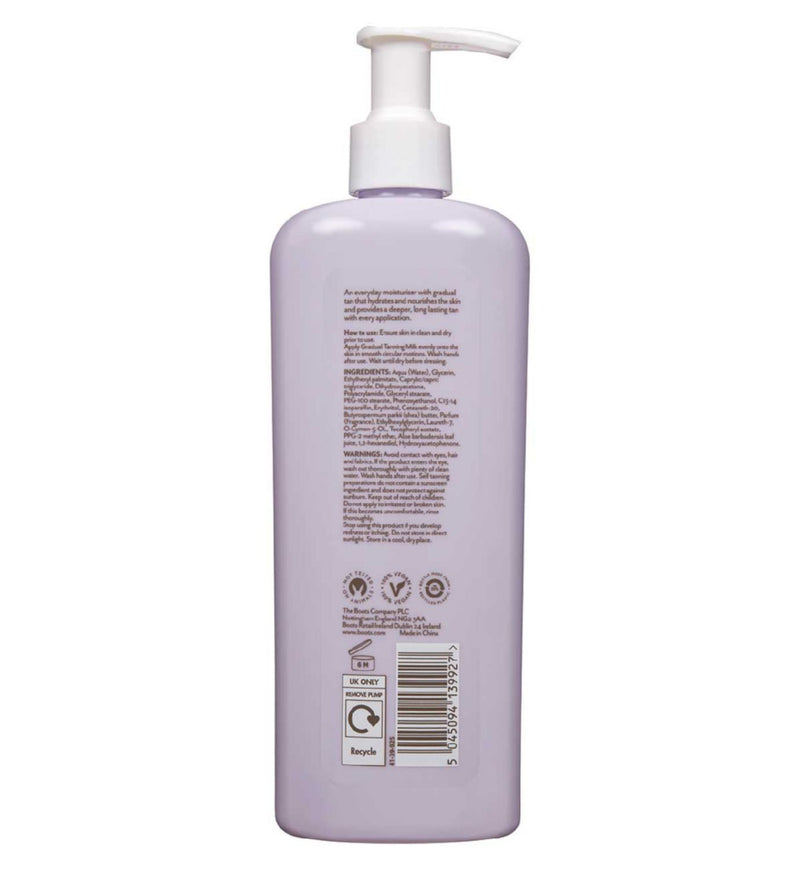 Boots Glow Gradual Tanning Milk 300ml - British product
