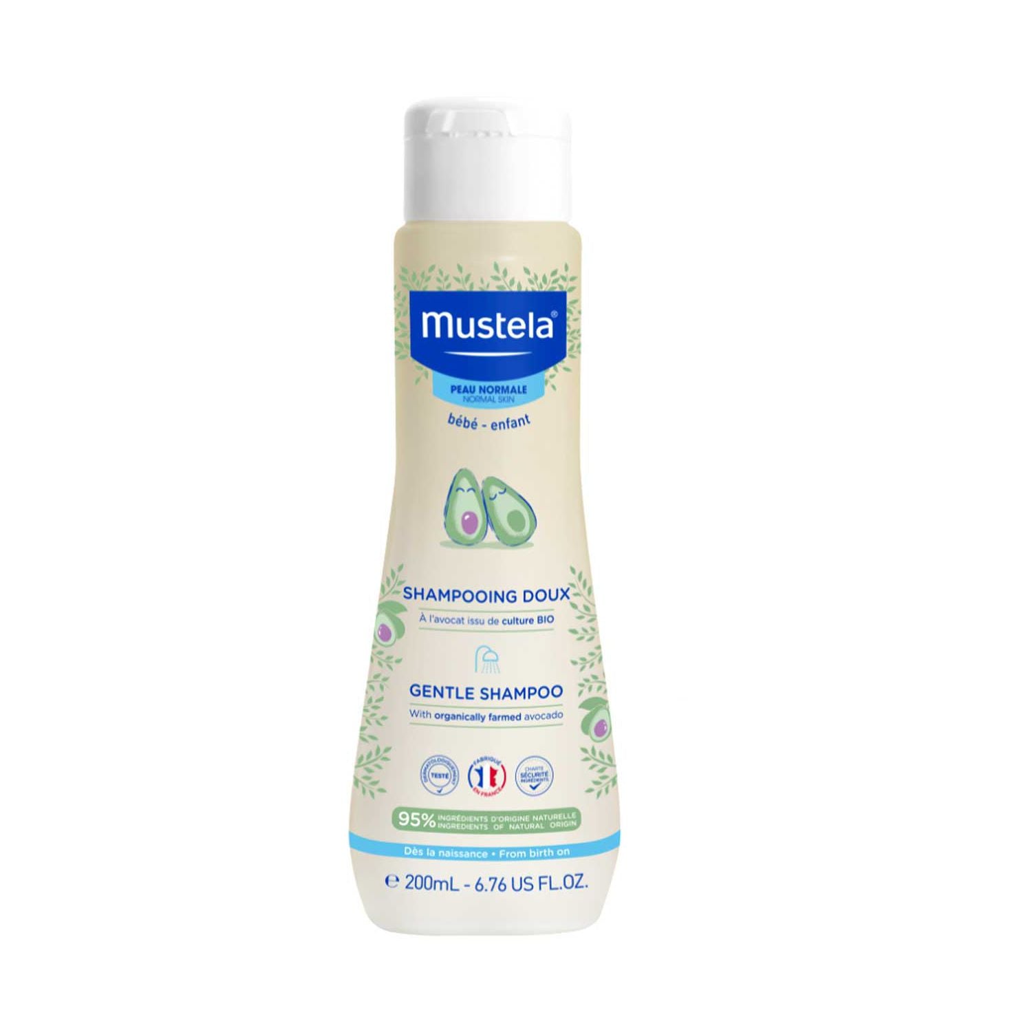 Mustela gentle baby shampoo 200ml - British product