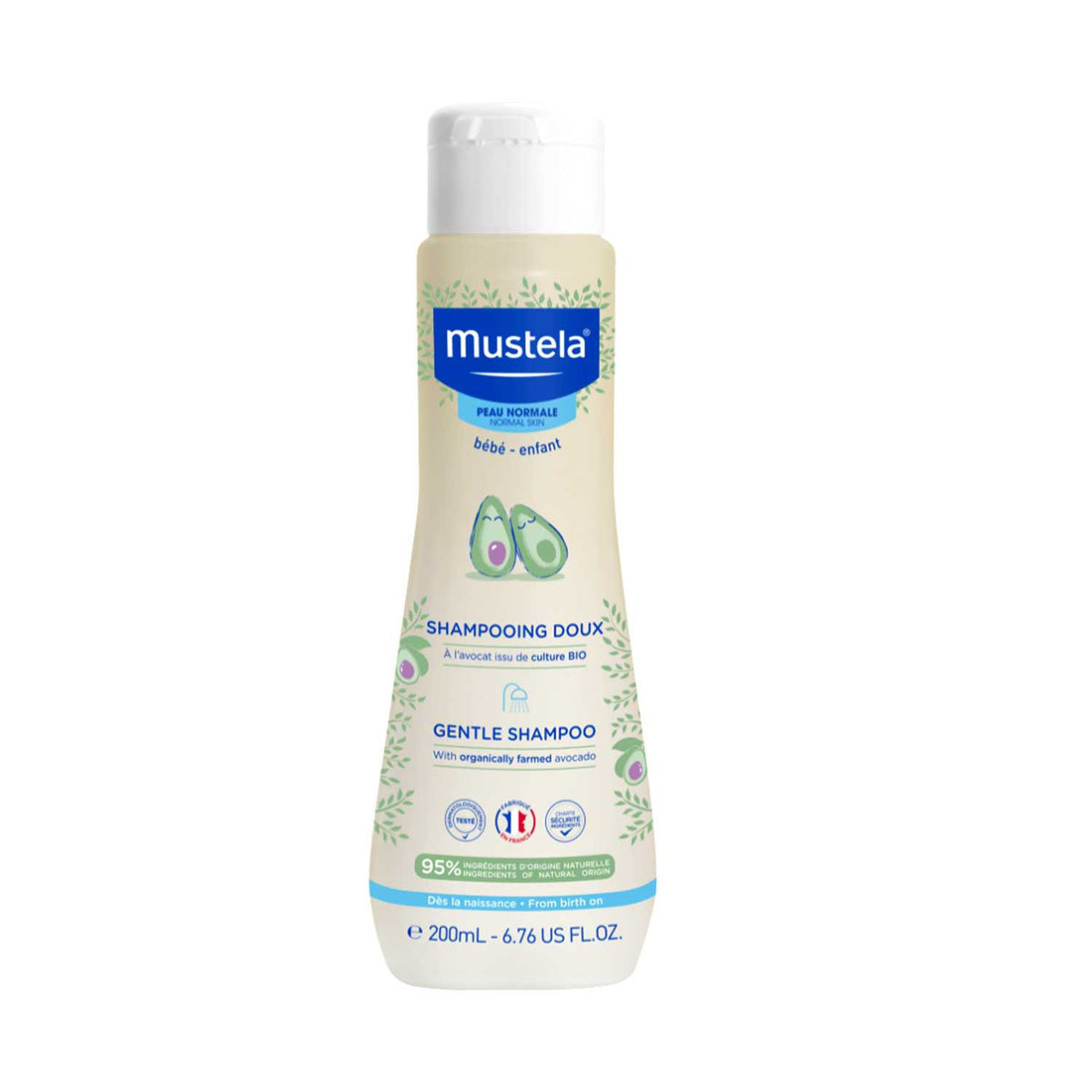 Mustela gentle baby shampoo 200ml - British product