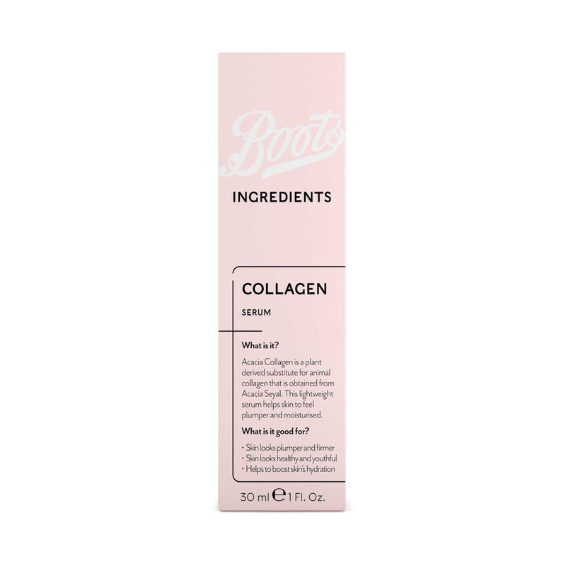 Boots Ingredients Collagen Booster Serum 30ml - British product