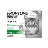 Frontline Plus spot-on flea treatment for cats 3 x 0.5ml - British product