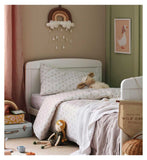 CuddleCo Juliet Cot Bed With Mattress White - British product