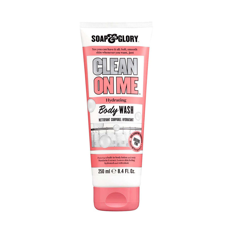 Soap & Glory CLEAN ON ME Original Pink body wash 250ml, UK version