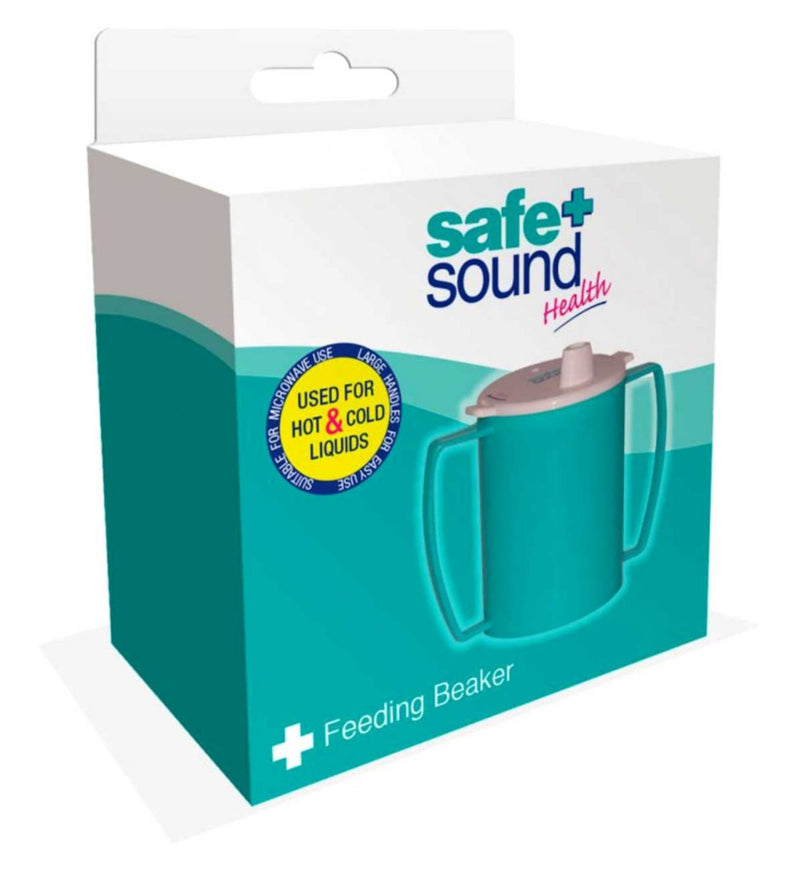Safe & Sound feeding beaker 260ml with lid and handles, UK version
