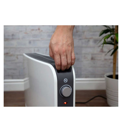 Black & Decker مدفأة كونفكتور 2000 وات 3 مستويات حرارة أبيض