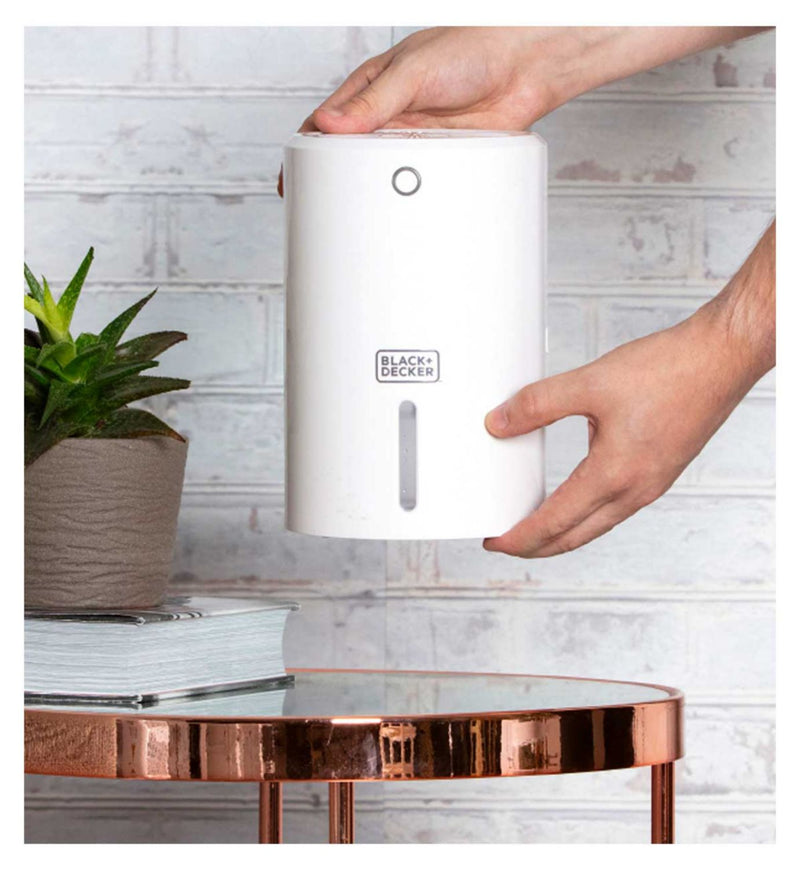 Black Decker mini portable dehumidifier 900ml - British product