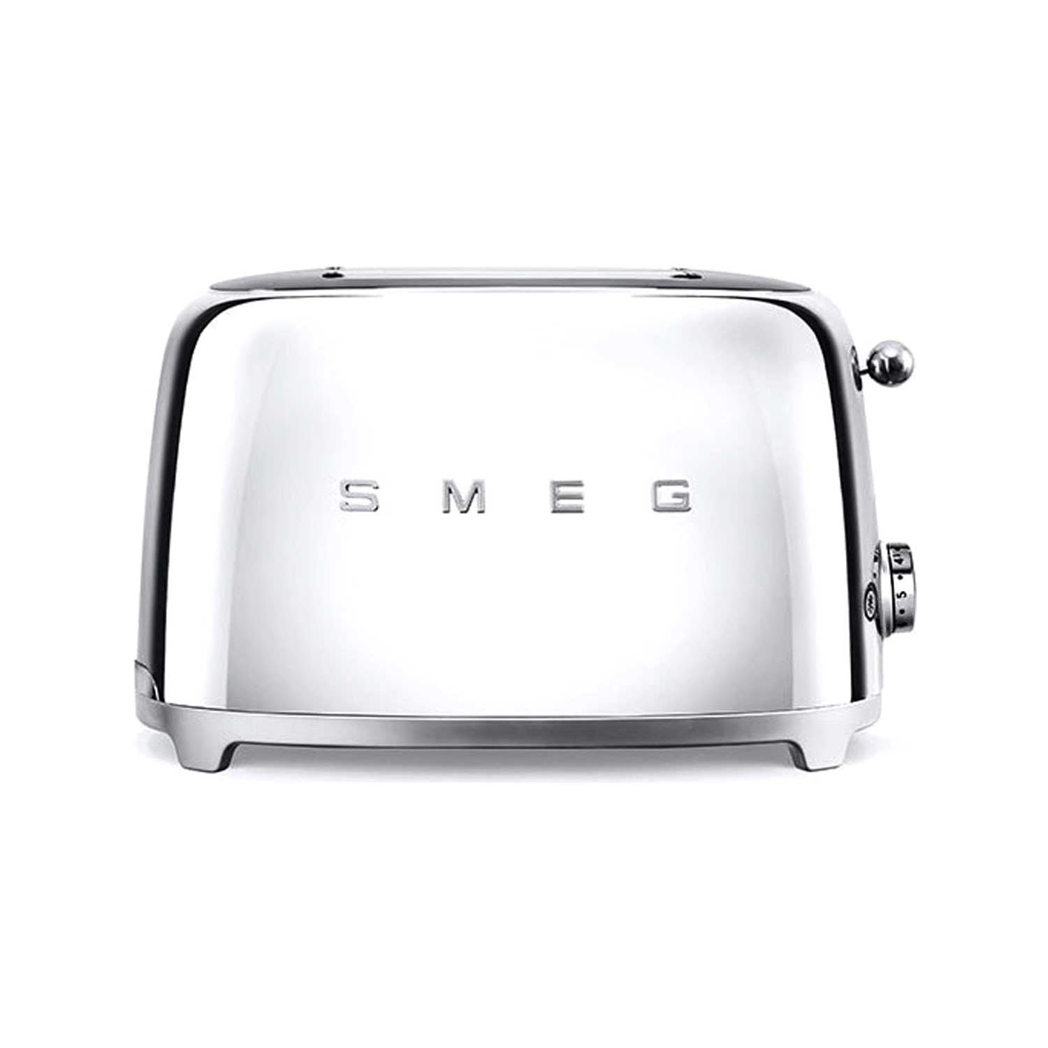 Smeg toaster chrome 2 slice, imported from the UK