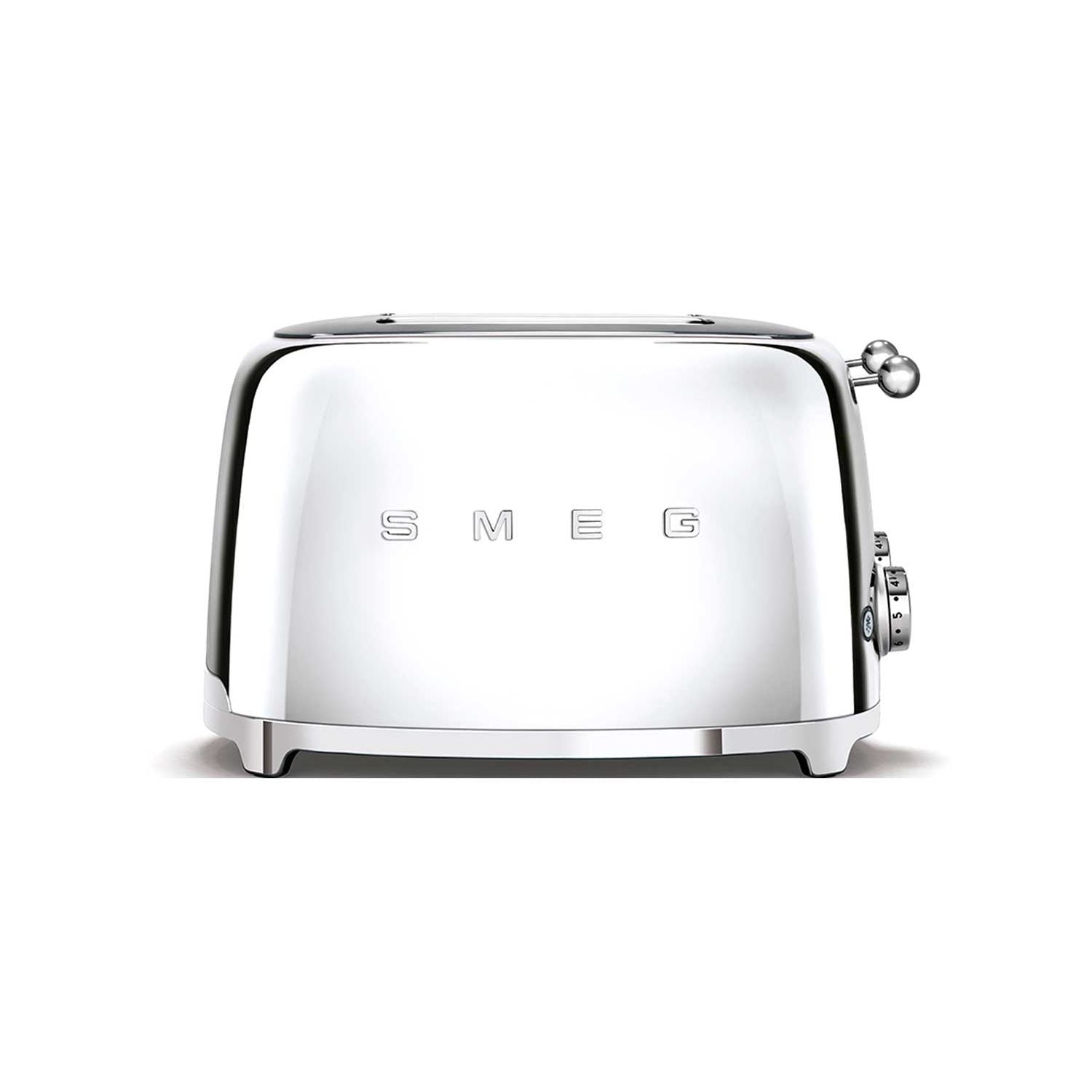 Smeg 4 slice toaster chrome, imported from the UK