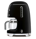 Smeg black drip coffee machine 1.4L, UK version