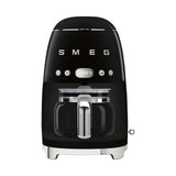 Smeg black drip coffee machine 1.4L, UK version