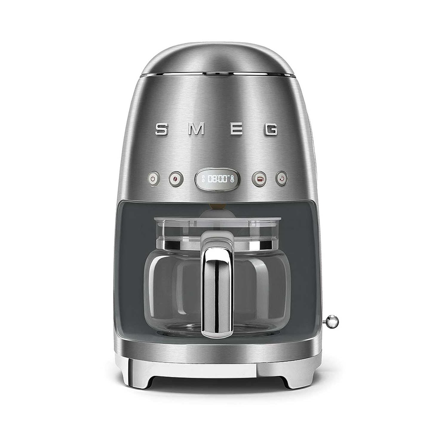 Smeg drip coffee machine stainless steel 1.4L (British brand)