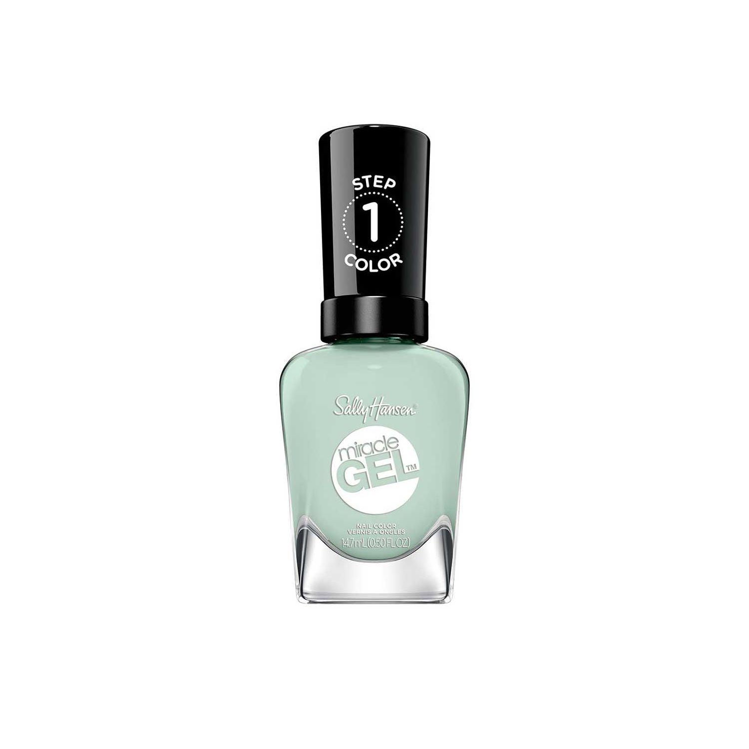Sally Hansen Miracle Gel Nail Polish mint green 14.7ml, UK version