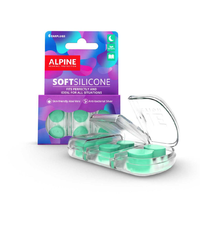Alpine soft silicone earplugs 3 pairs, imported from the UK