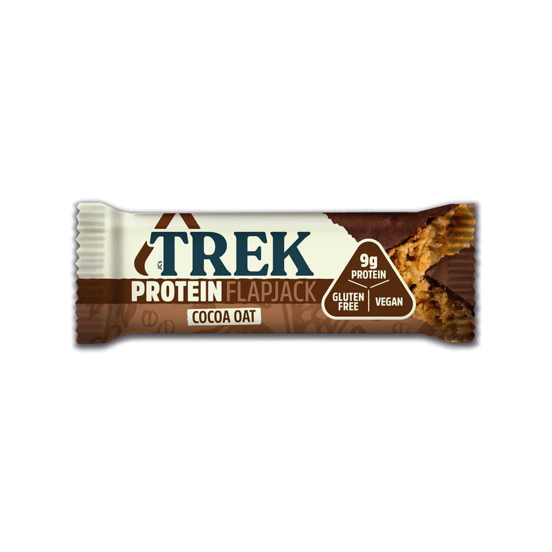 Trek protein flapjack cocoa oat 50g (British brand)