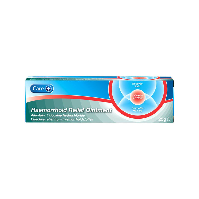 Care haemorrhoid relief ointment 25g, imported from the UK