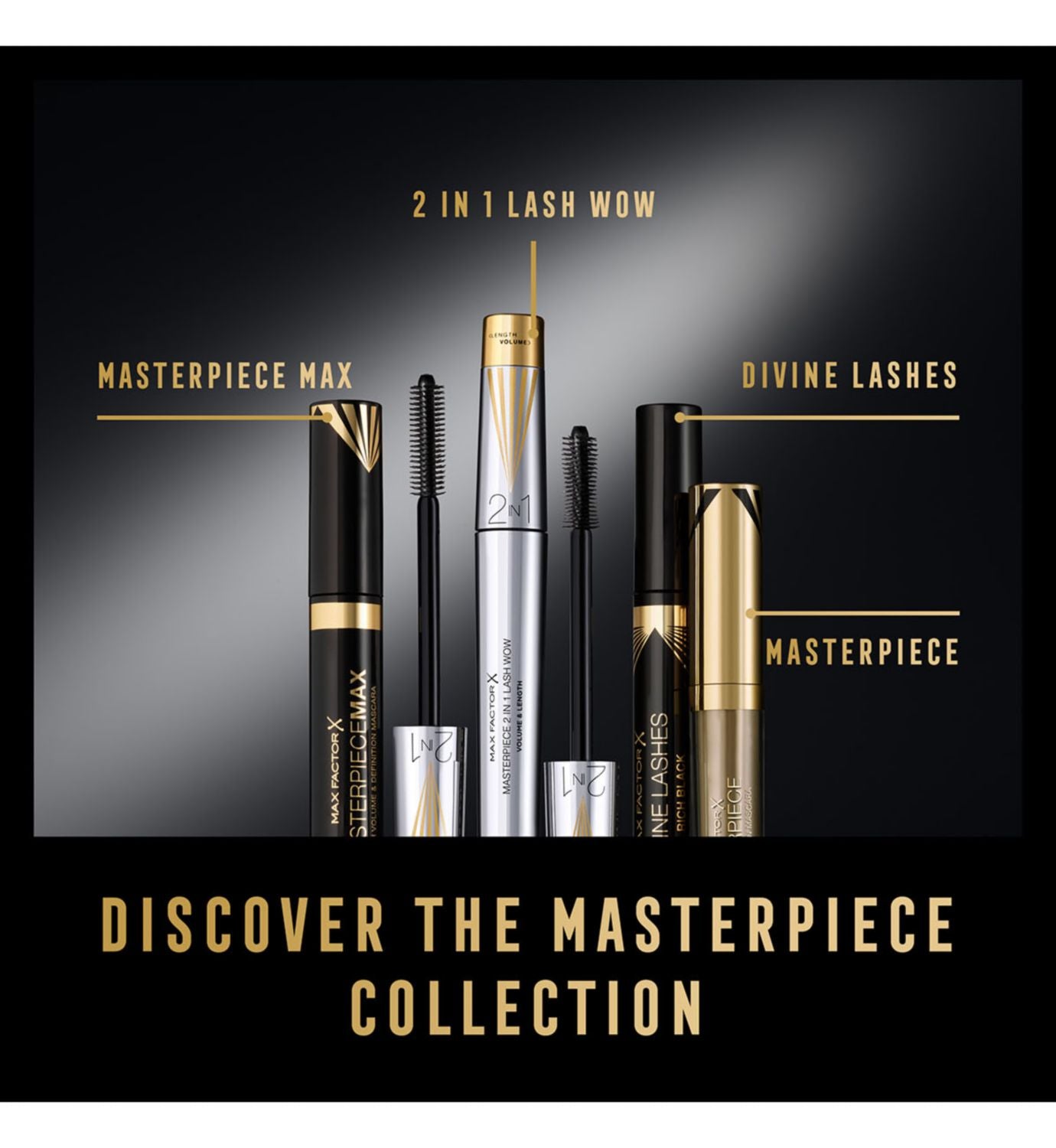 Max Factor Masterpiece Lash mascara 001 Black 7ml, imported from the UK