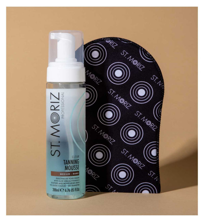 St Moriz clear tanning mousse 200ml, imported from the UK