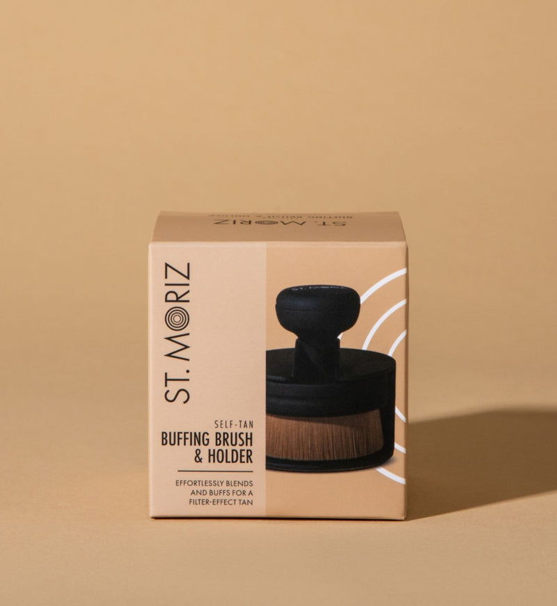 St. Moriz tanning applicator brush with holder - British product
