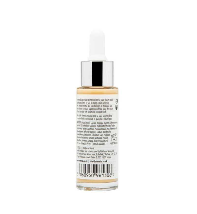St Moriz Prime & Glow face tan serum 25ml, UK version