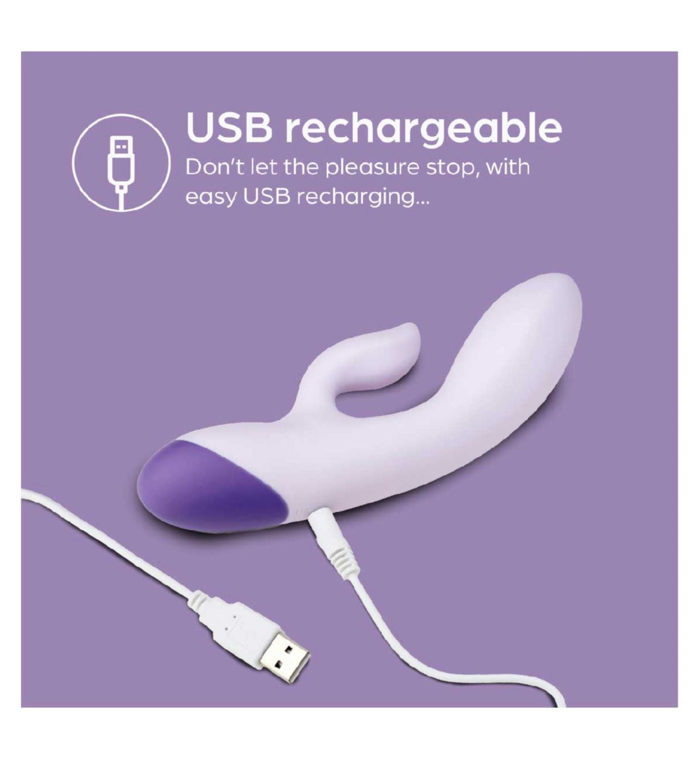 So Divine Rabbit Vibrator self pleasure toy, imported from the UK