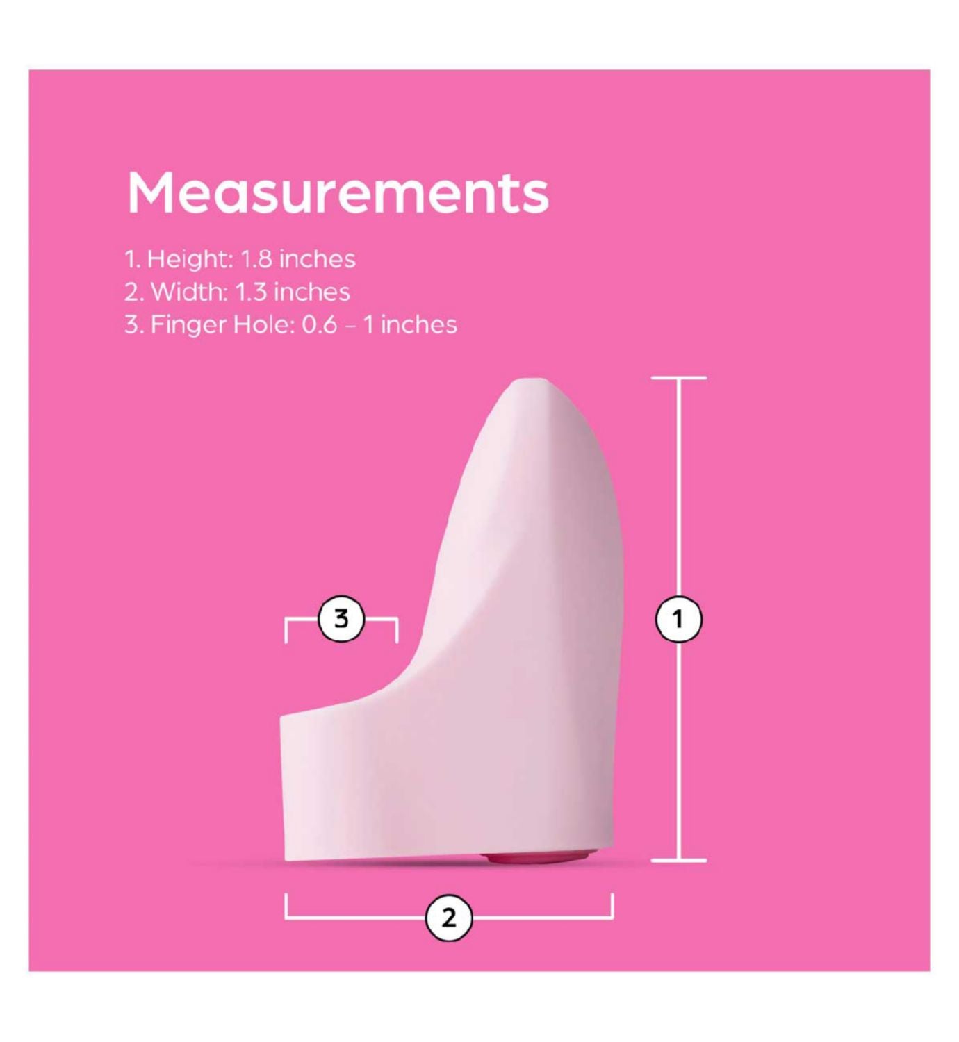 So Divine self pleasure silicone finger vibrator, UK version