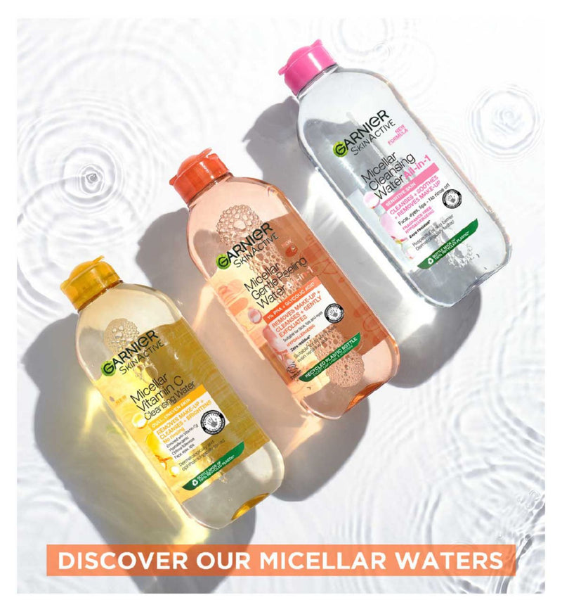 Garnier Micellar Gentle Peeling Water 400ml (British brand)