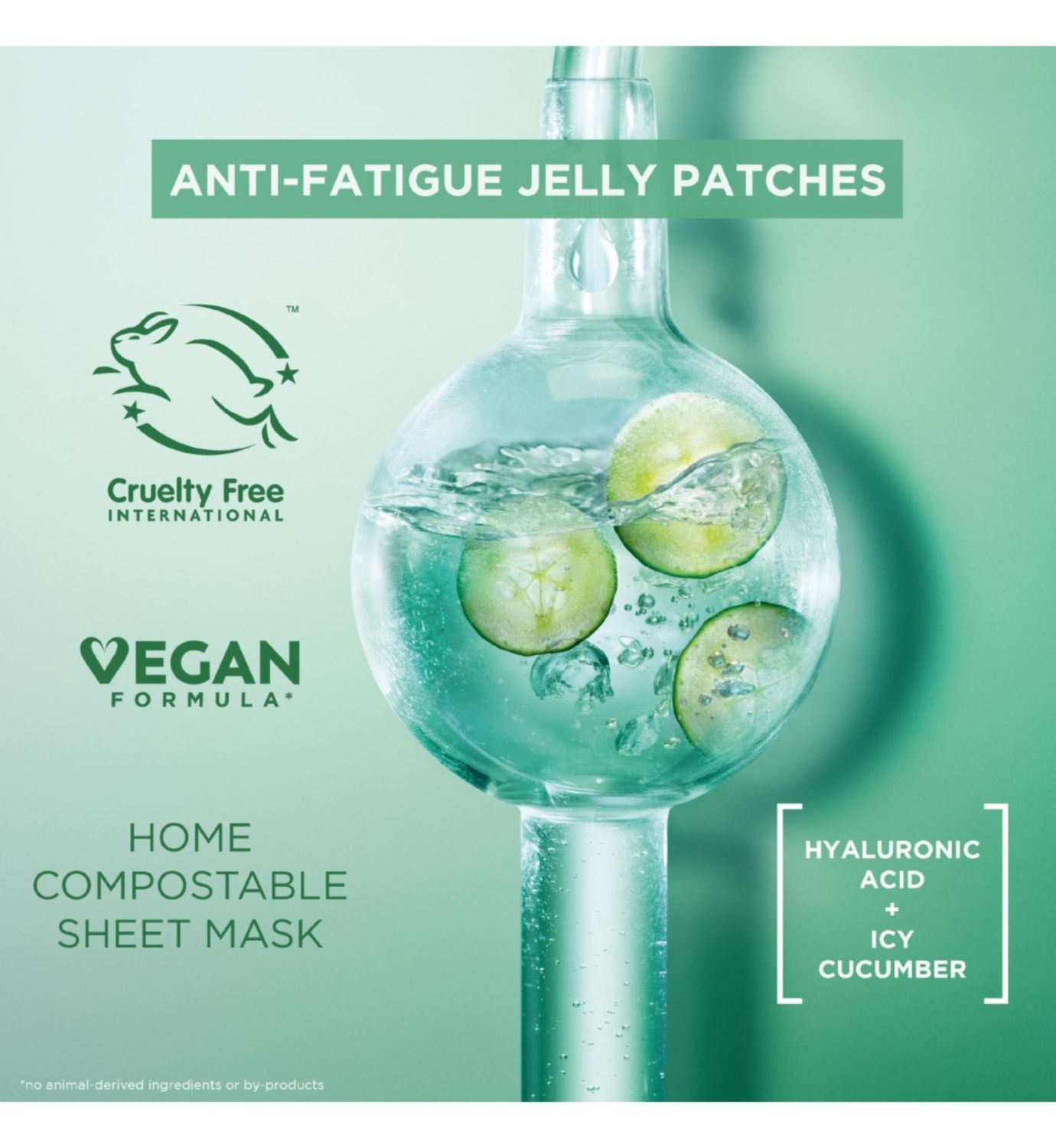 Garnier Cryo Jelly anti-fatigue eye patches (British brand)