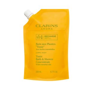 Concentré Bain et Douche Tonique Clarins Eco-Recharge 200ml Nettoyant Corps