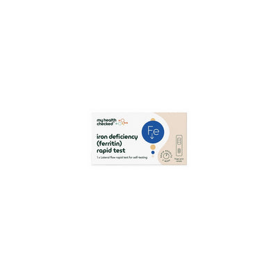 Boots MyHealthChecked Iron Deficiency (ferritin) Rapid Test- Buy online at McGrocer
