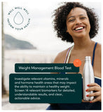 MyHealthChecked weight management blood test kit, imported from the UK