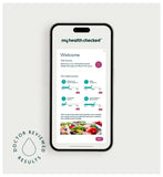 MyHealthChecked weight management blood test kit, imported from the UK