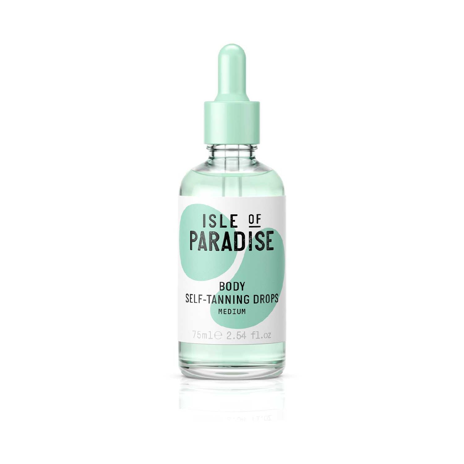 Isle of Paradise self-tanning body drops medium 75ml, imported from the UK