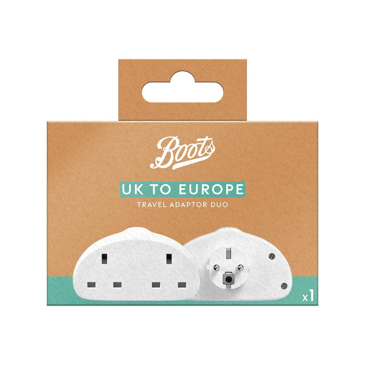 Boots travel adaptor UK to Europe - British product
