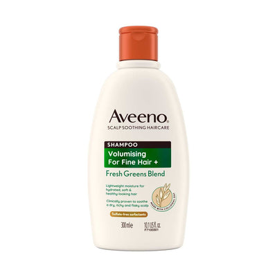 Aveeno Volumising+ Fresh Greens Blend Sjampo for fint hår 300ml