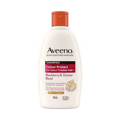 Boots Aveeno Colour Protect Blackberry Quinoa Shampoo 300ml- Buy online at McGrocer