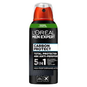 Boots L'Oreal Men Carbon Protect Deodorant Spray 100ml- Buy online at McGrocer