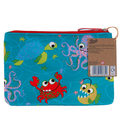 Boots Wild Bathing Kulturtasche mit Meerestier-Motiv