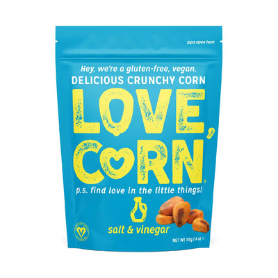 Boots Love Corn Salt & Vinegar Crunchy Corn 115g- Buy online at McGrocer