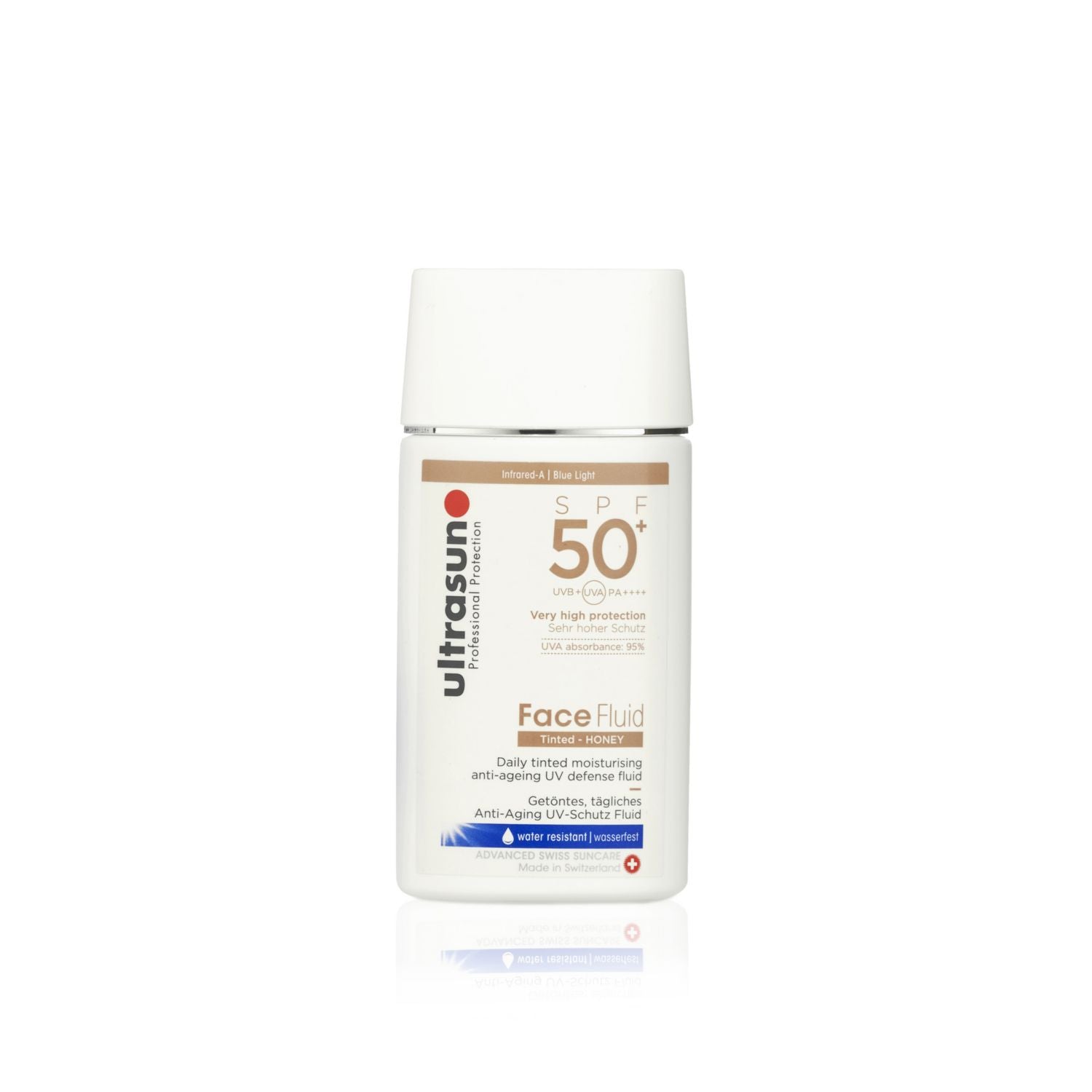 Ultrasun SPF50+ tinted face fluid 40ml, UK version