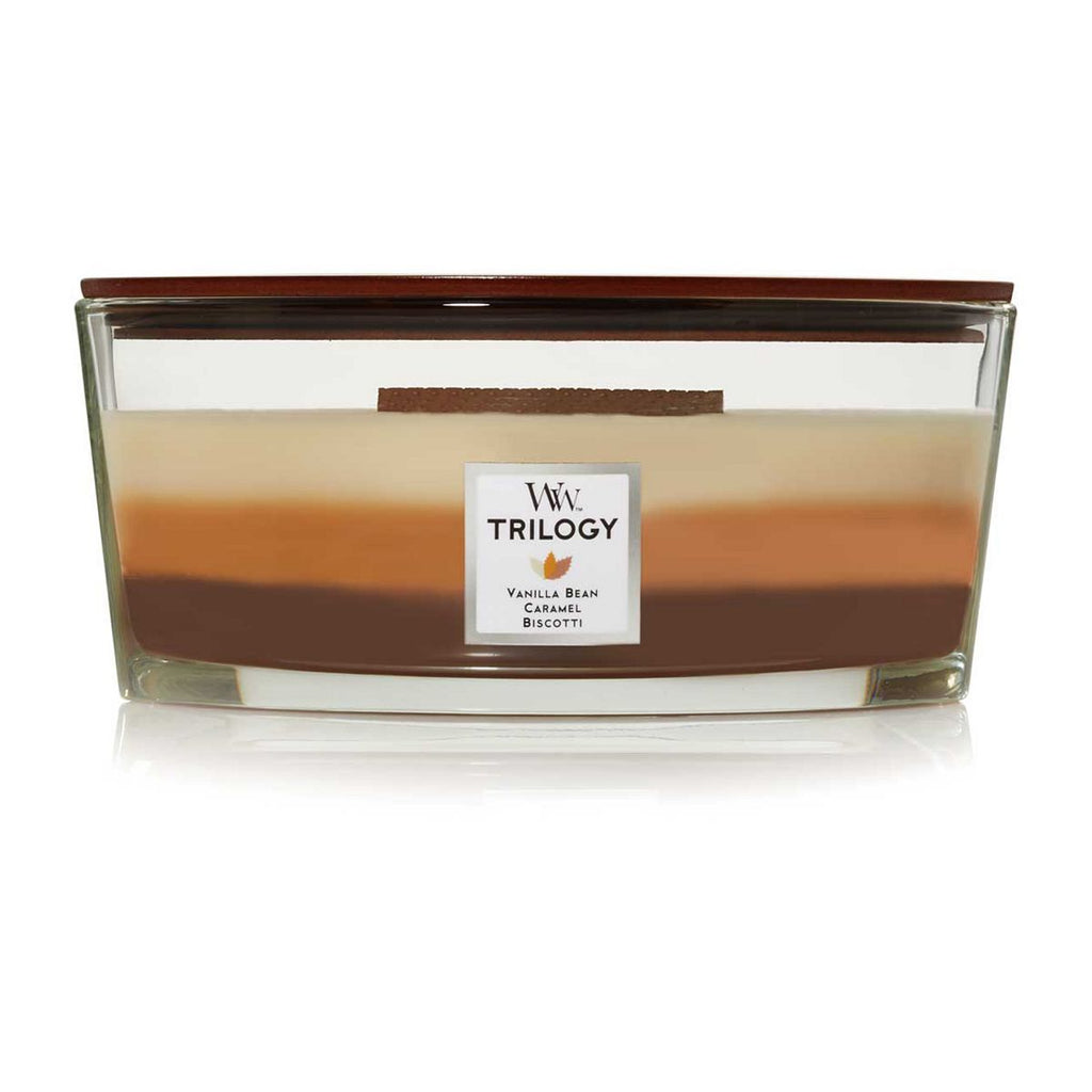 Woodwick Ellipse Candle Trilogy Café Sweets 453g