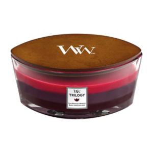 Woodwick Ellipse Candle Trilogy Sun Ripened Berries Wood Wick Candle 453g