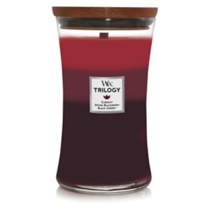 Woodwick Candle Trilogy Sun Ripened Berries Large Jar 609g