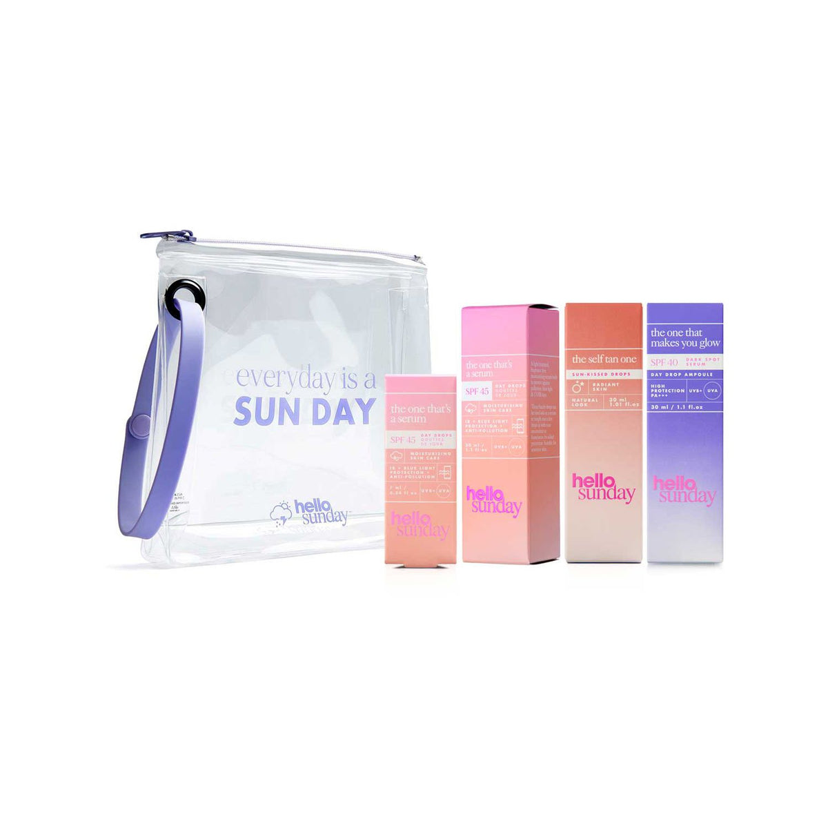 Hello Sunday The Serum One Gift Set skincare bundle, imported from the UK