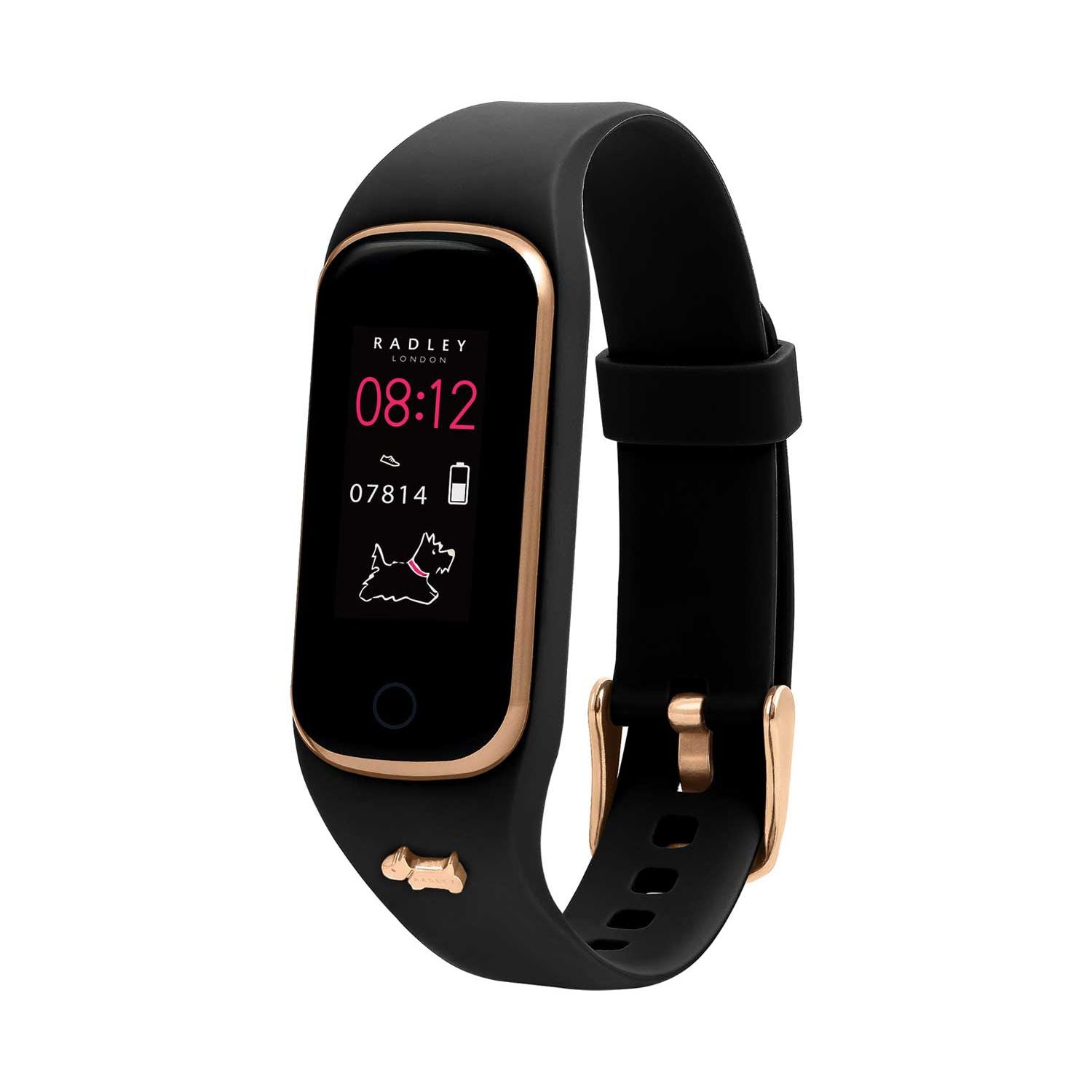 Radley Series 8 black silicone strap smart watch - British product